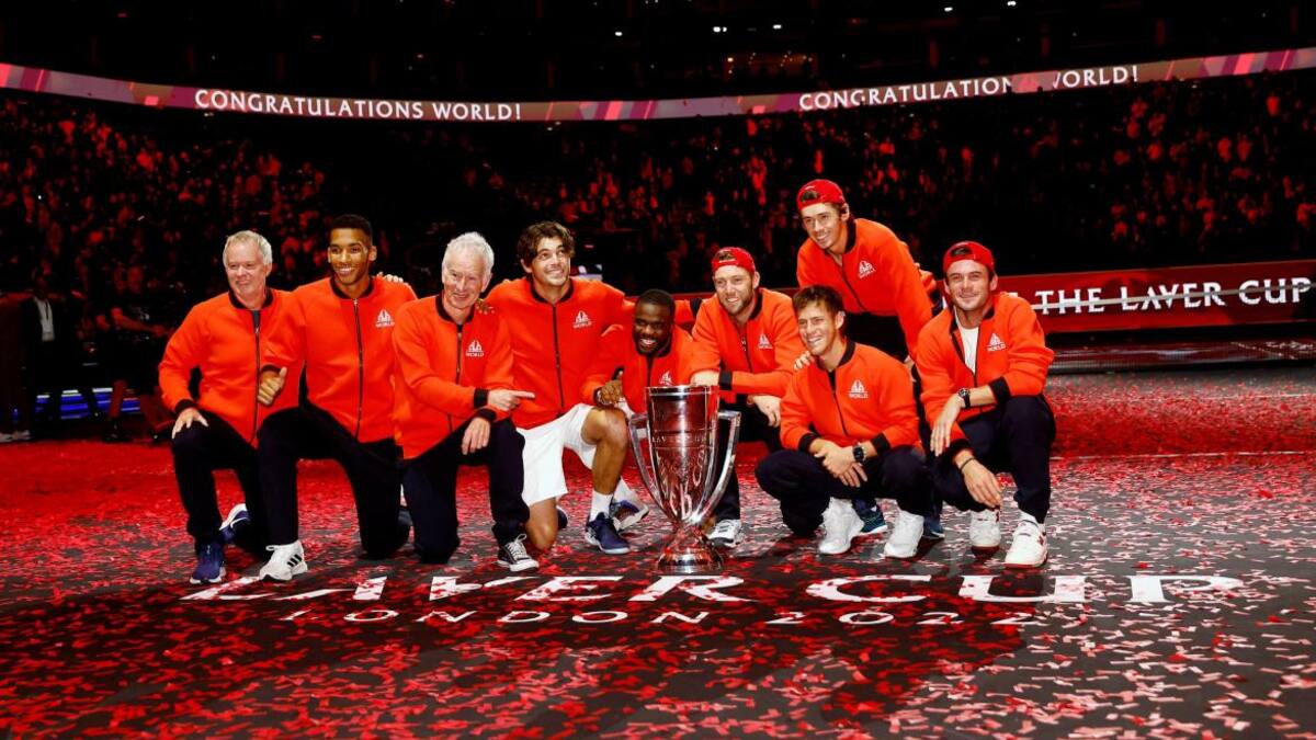 Resto del Mundo se quedó con la Laver Cup 2022. Foto: Reuters.