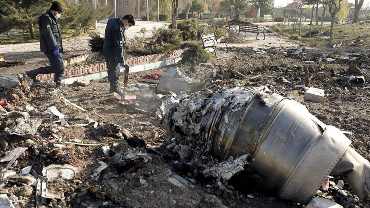Restos de avión ucraniano en Irán, REUTERS