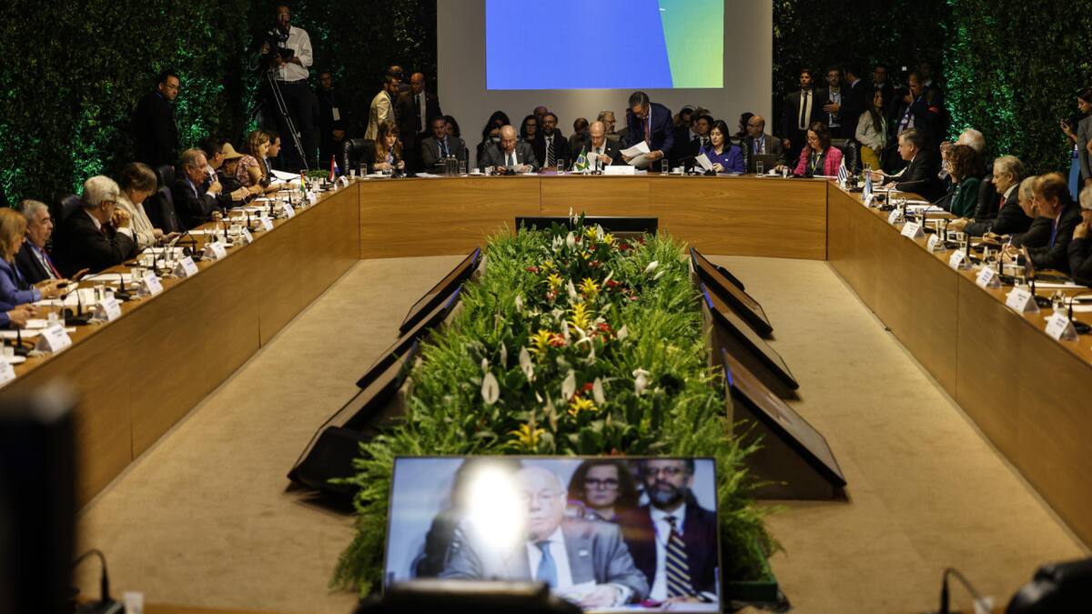Reunión de cancilleres del Mercosur. Foto: EFE
