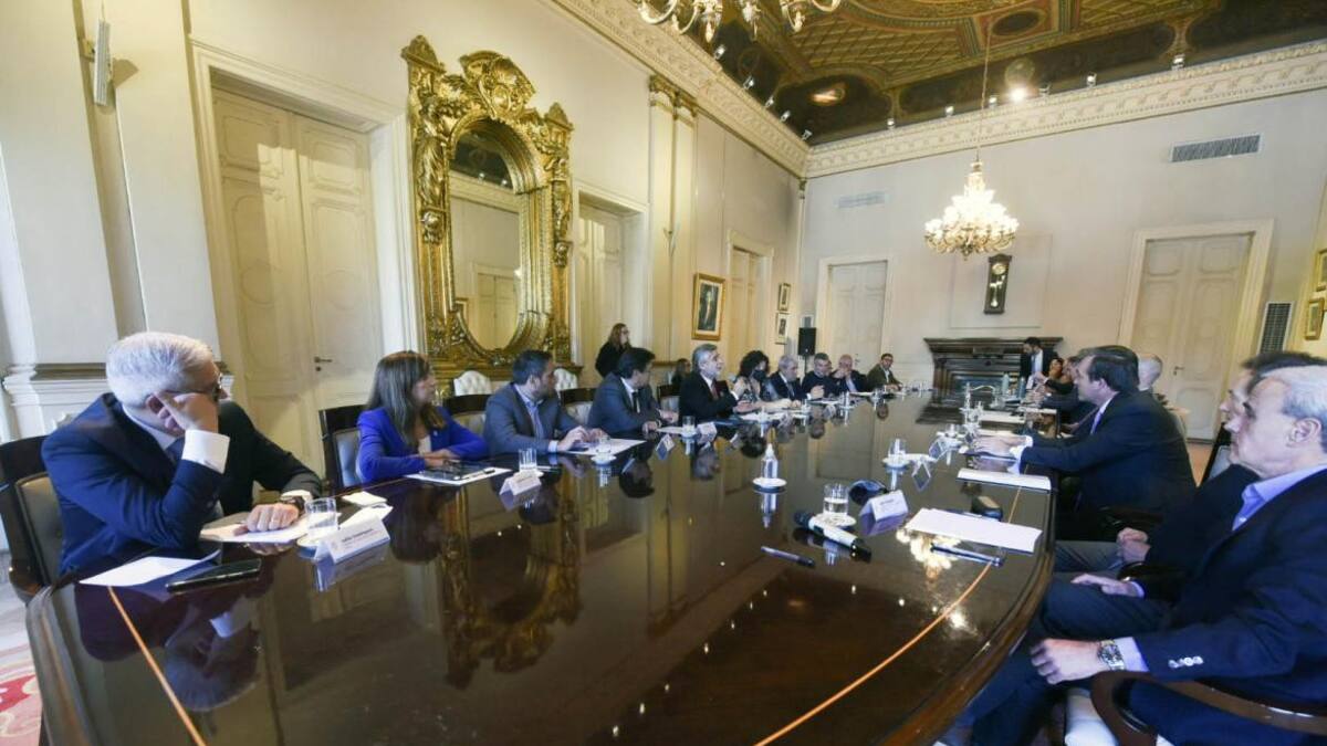 Reunión de Gabinete en la Casa Rosada. Foto: NA.