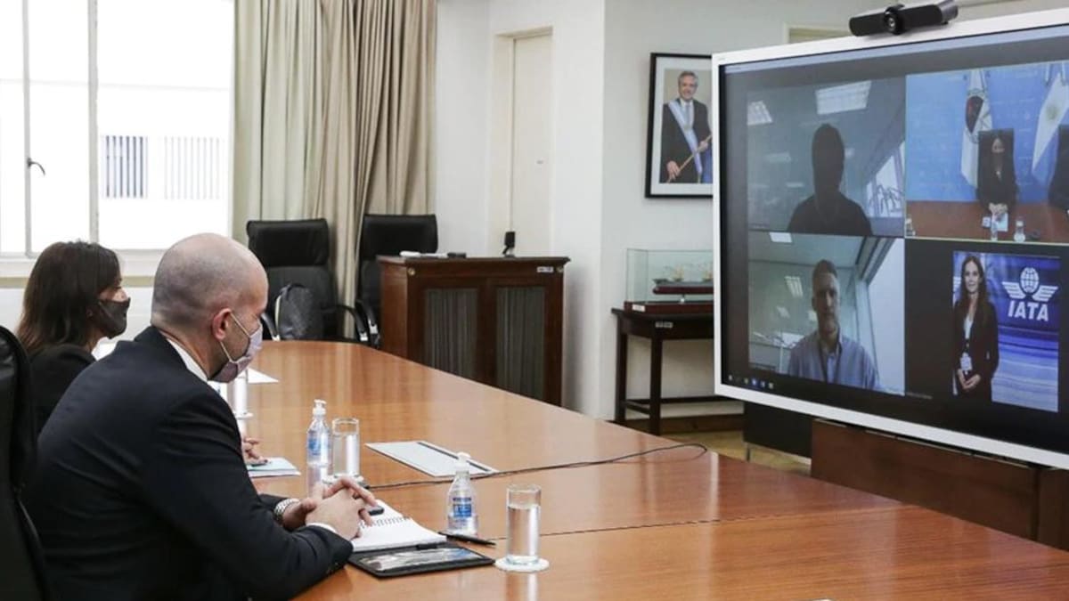 Reunión de Gobierno con empresas aéreas