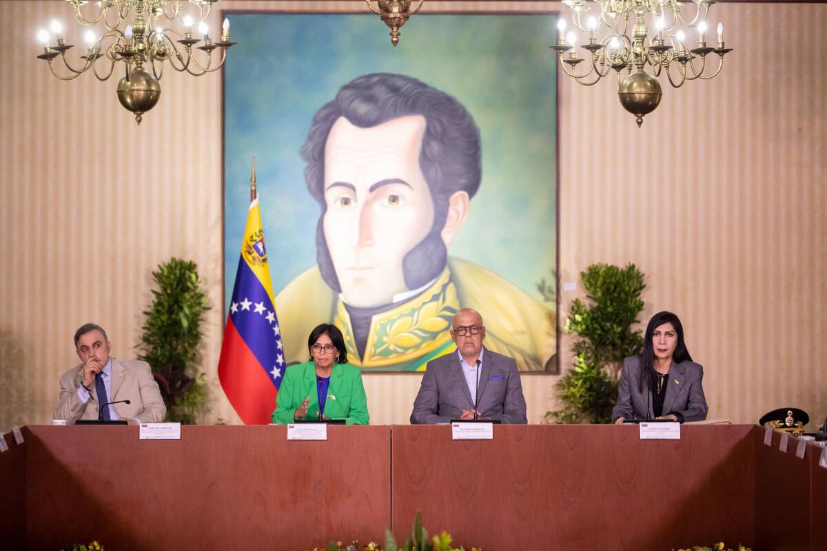 Reunión de la Alta Comisión para la Defensa de la Guayana Esequiba, en Caracas (Venezuela). EFE