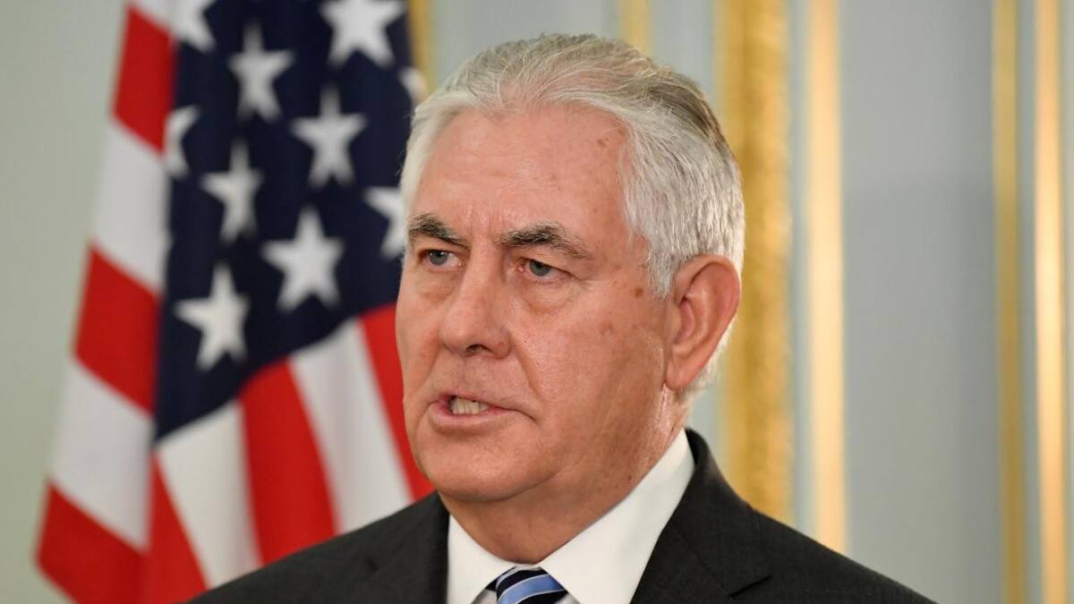 Rex Tillerson - Secretario de Estado de los Estados Unidos - REUTERS -
