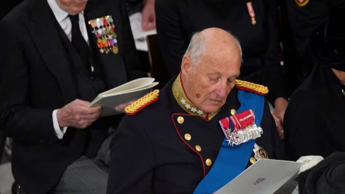 Rey Harald V de Noruega. Foto: REUTERS.
