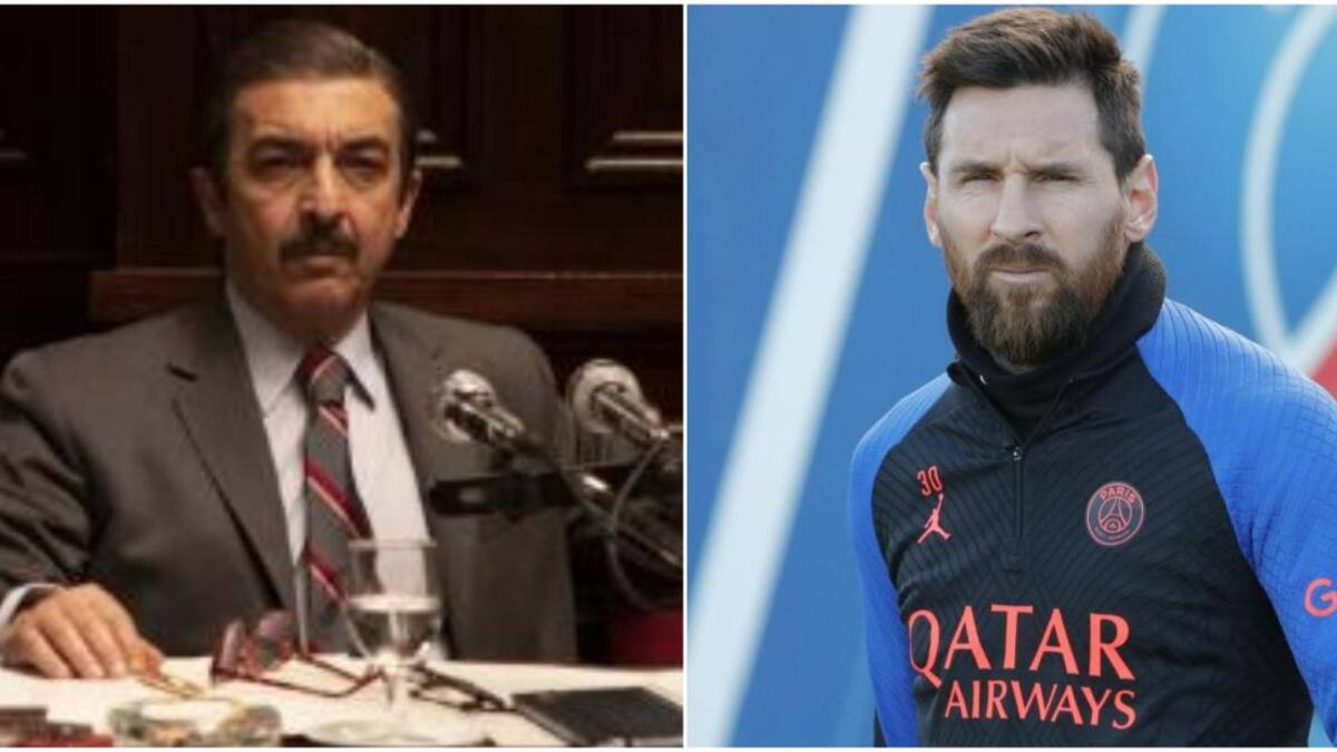 Ricardo Darín y Lionel Messi. Fotos: archivo.