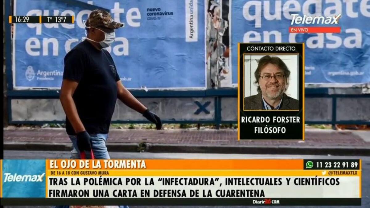 Ricardo Forster, filósofo, sobre infectadura, Radio Latina
