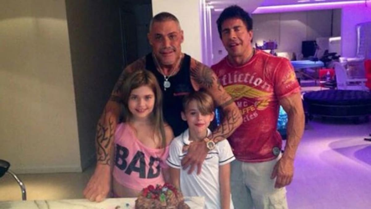 Ricardo Fort en familia