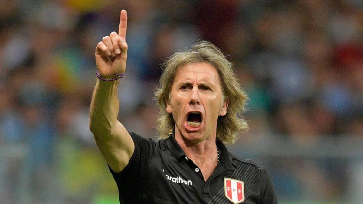 Ricardo Gareca, director técnico. Foto: EFE.