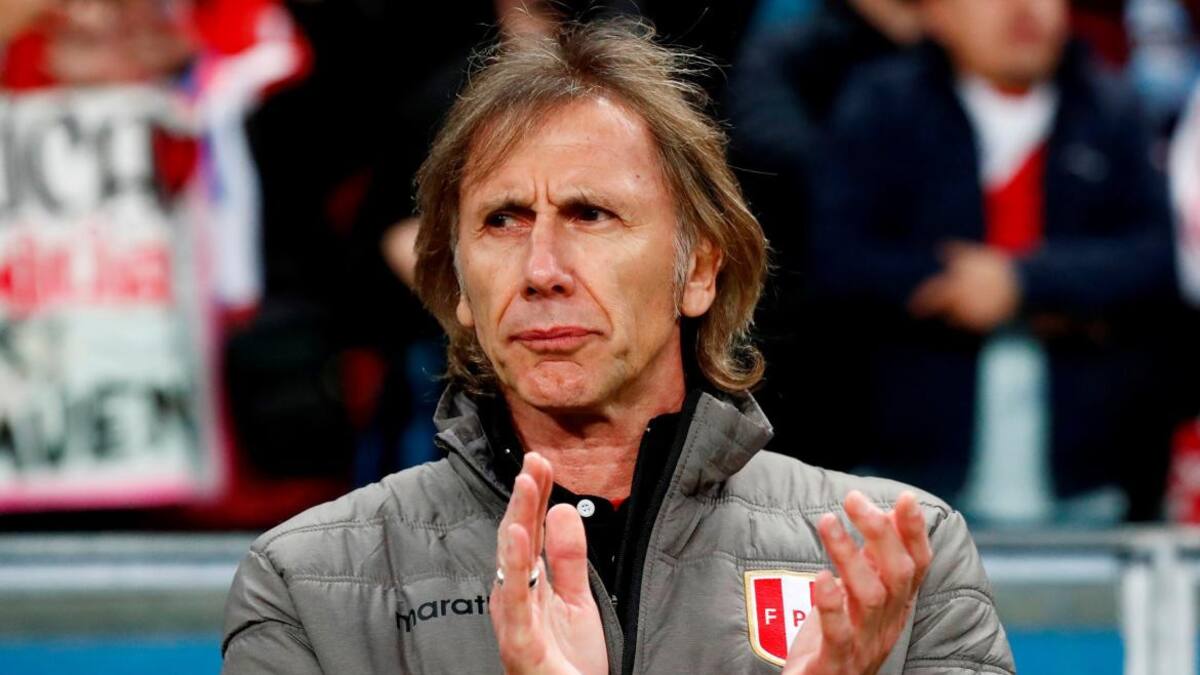 Ricardo Gareca, técnico de Perú - Reuters