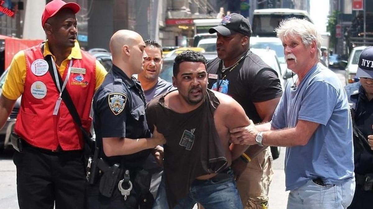 Richard Rojas - Arresto en Times Square