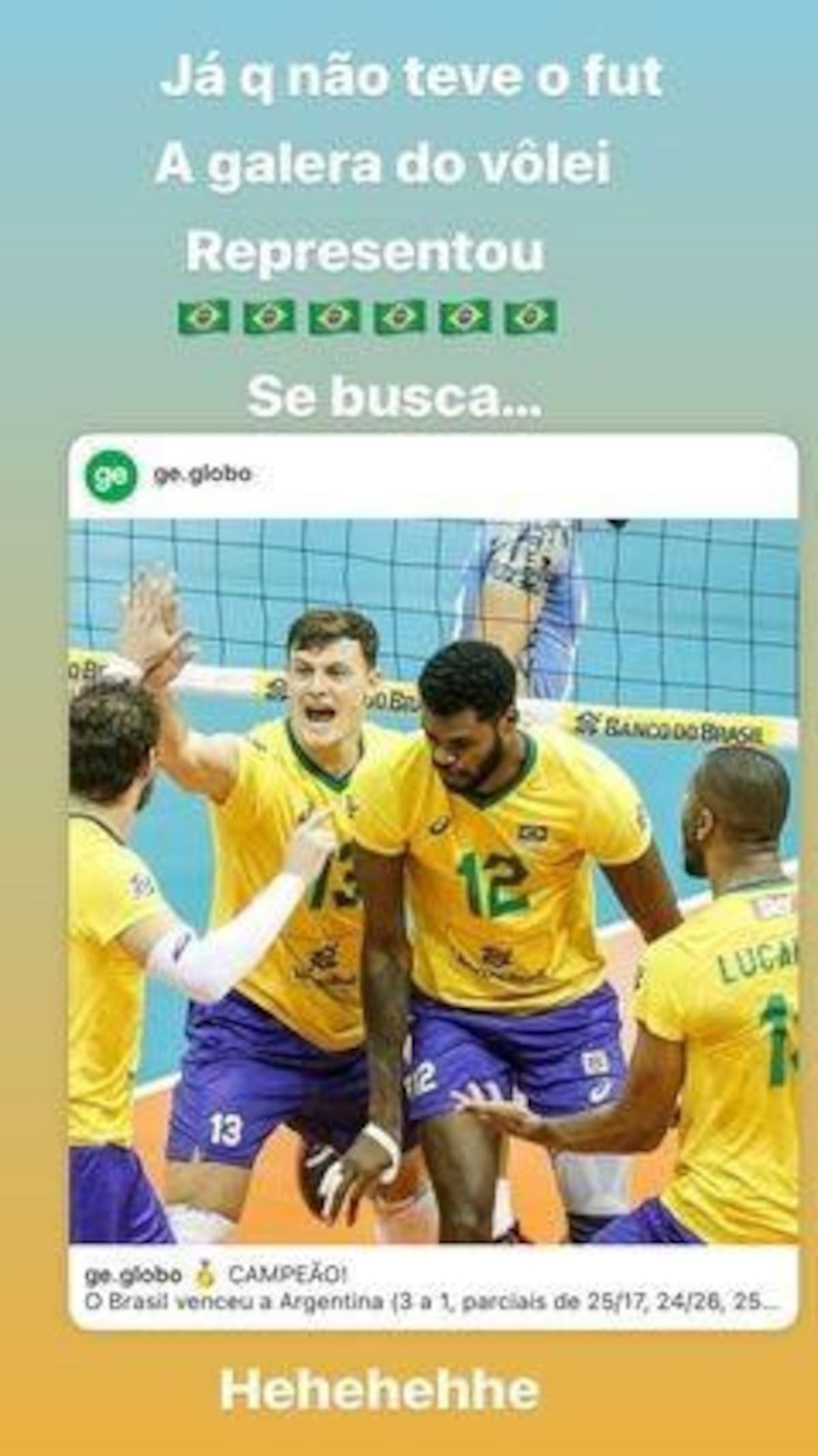 Richarlison posteo contra la selección argentina. Instagram 2
