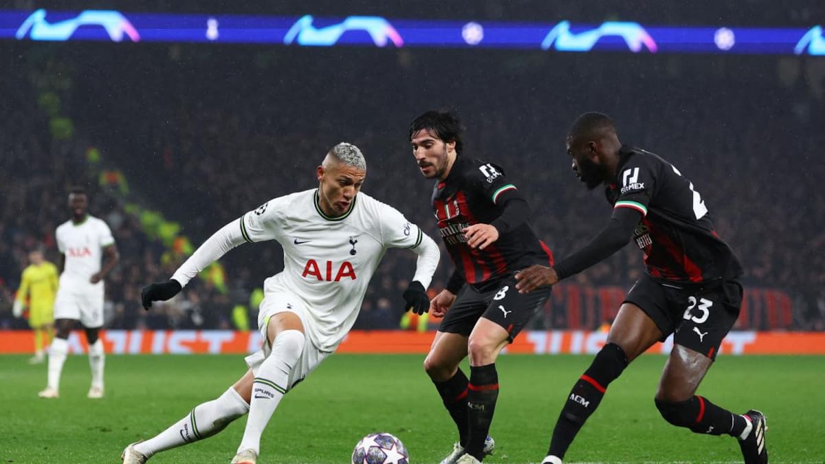 Richarlison; Tottenham vs. Milan. Foto: Reuters.