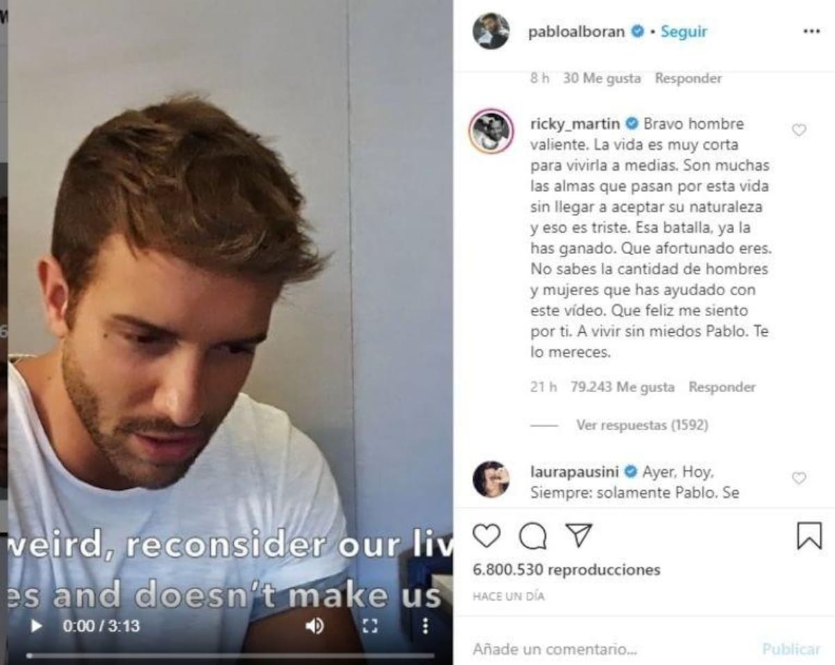 Ricky Martín y Pablo Alborán