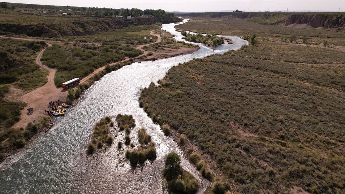 Río Mendoza. Foto: Gobierno de Mendoza.