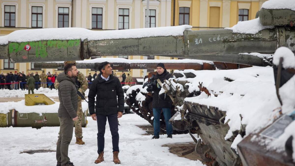 Rishi Sunak visitó Ucrania_Reuters