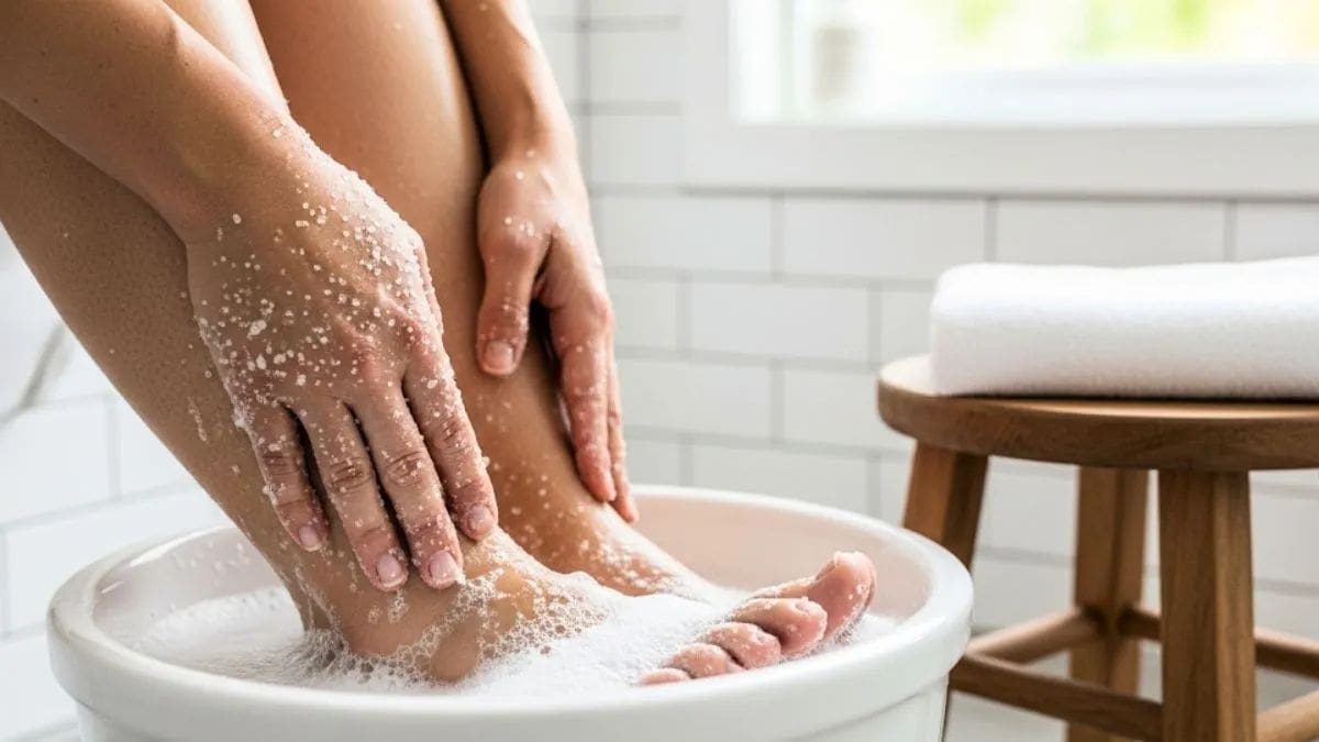 Por qué recomiendan lavar los pies con sal antes de dormir: el significado de este ritual milenario
