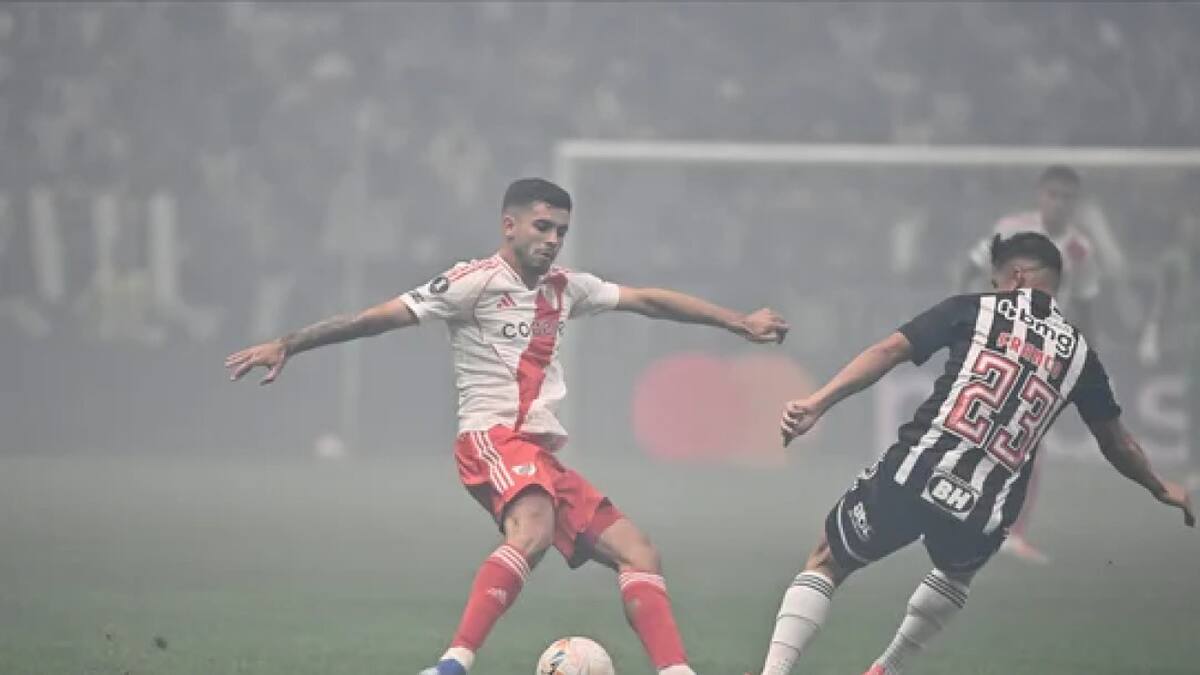 River frente a Atlético Mineiro por la Copa Libertadores. Foto: NA.