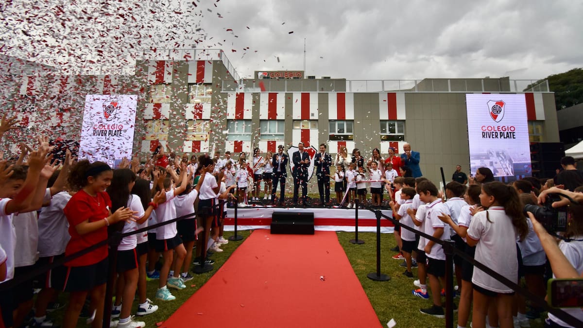River inauguró el nuevo edificio del Colegio River. Foto: River Plate