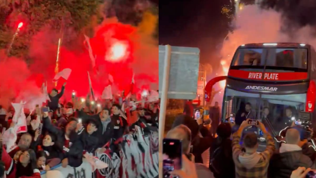 River en Córdoba: fiesta, ovación y emoción entre los hinchas y jugadores antes del partido contra Belgrano
