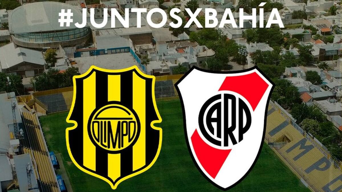 River Plate jugará un amistoso benéfico con Olimpo de Bahía Blanca. Foto: X @Olimpo_Oficial