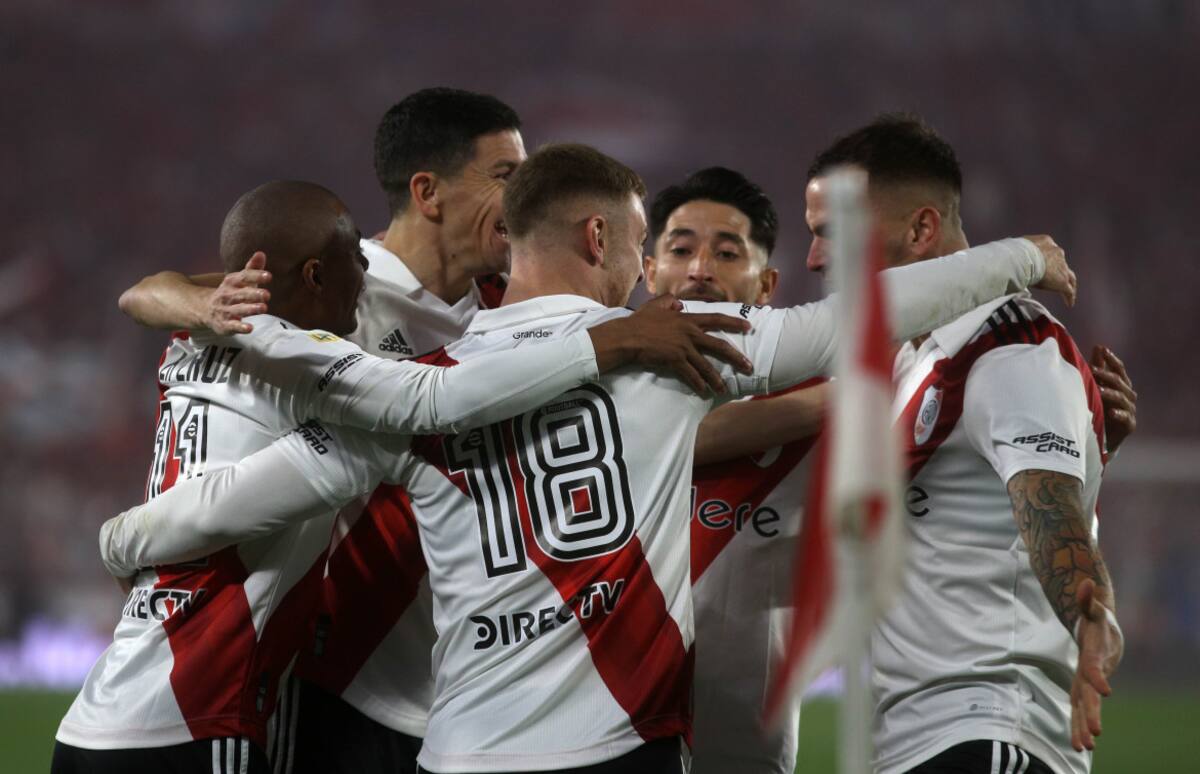 River Plate se proclamó campeón de la Liga Profesional de Fútbol 2023. Foto: NA.