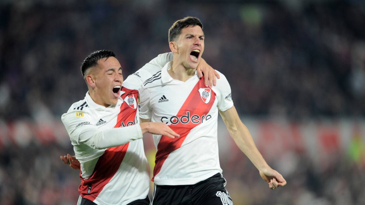 River Plate venció a Instituto de Córdoba y continúa en lo más alto. Foto: Télam.