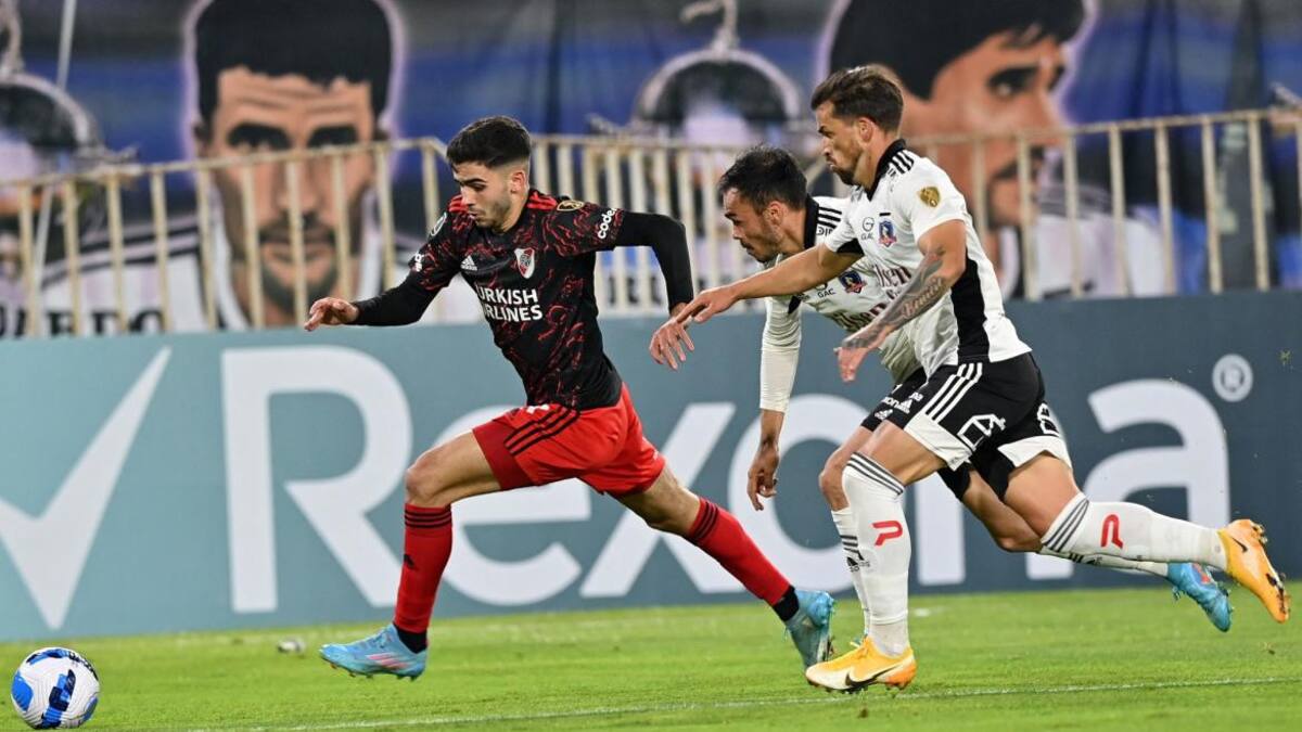 River Plate vs Colo Colo de Chile, Copa Libertadores. AFP.