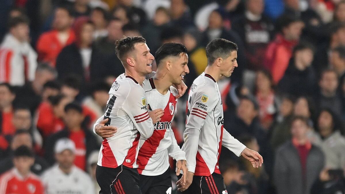 Torneo Clausura: River Plate venció a Godoy Cruz con un doblete de Galoppo y Driussi y llegó a la cima del Grupo B