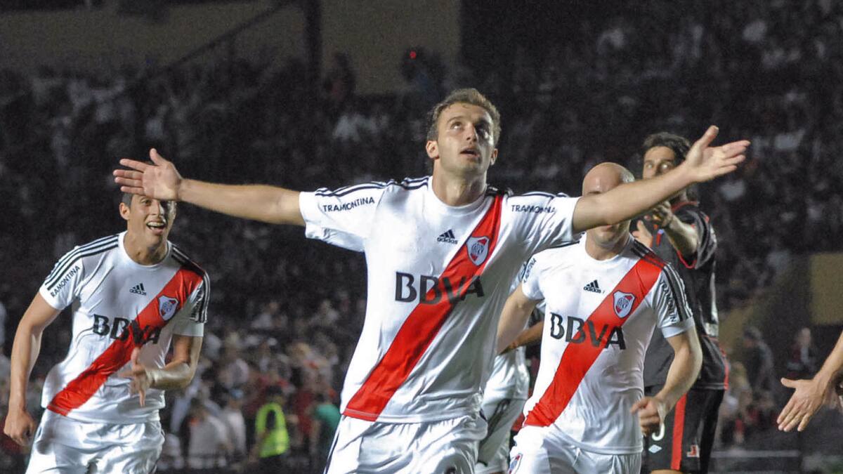 River sueña con el regreso de Germán Pezzella. Foto: NA.