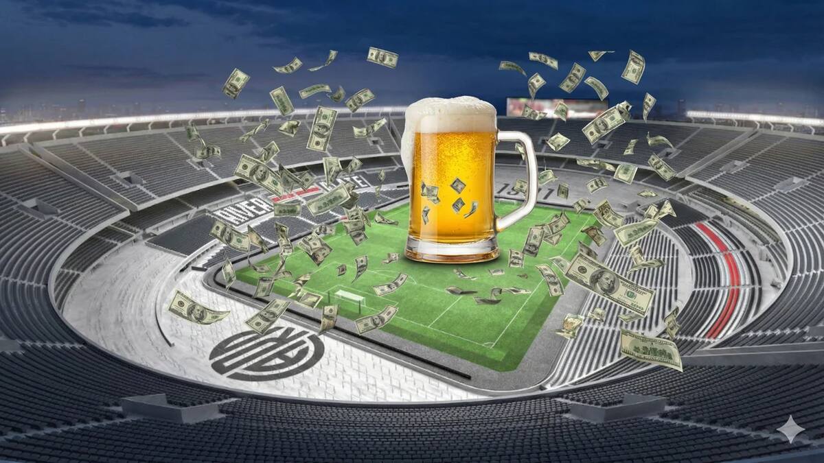 River vende cerveza en el Monumental.
