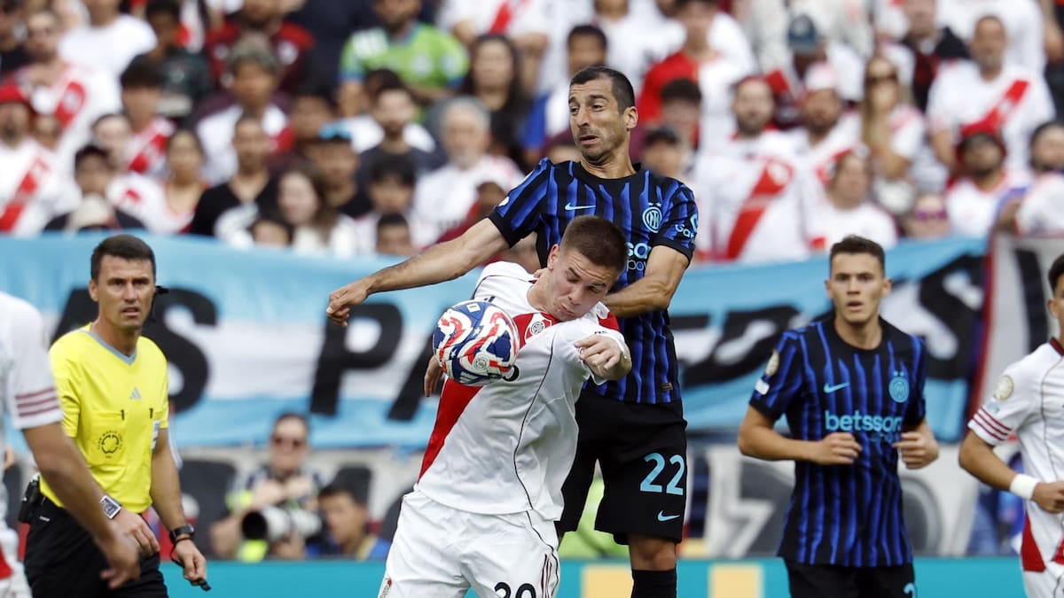 River Plate cayó ante Inter de Milán en el Mundial de Clubes 2025.