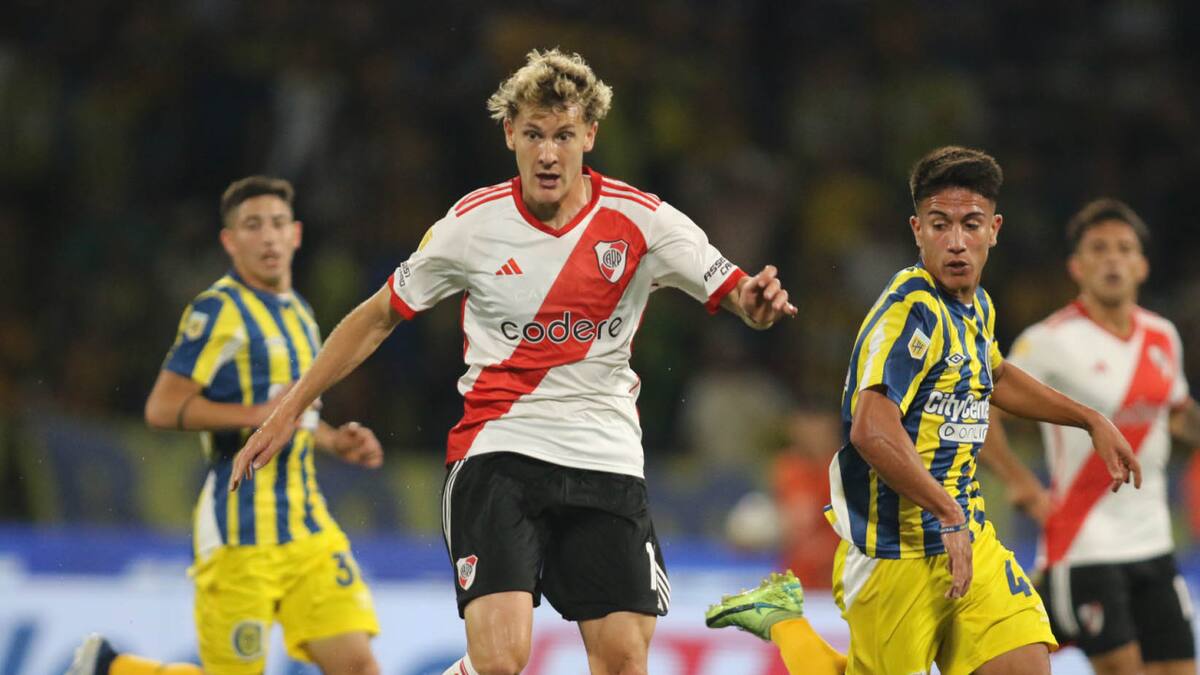 River vs Rosario Central, Copa de la Liga. Foto: NA