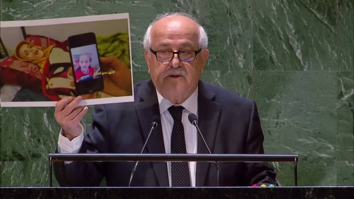 Riyad Mansour. Foto: Reuters