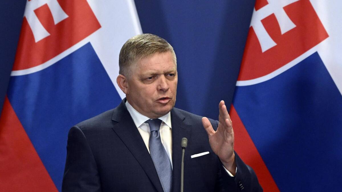 Robert Fico, primer ministro de Eslovaquia. Foto: EFE.