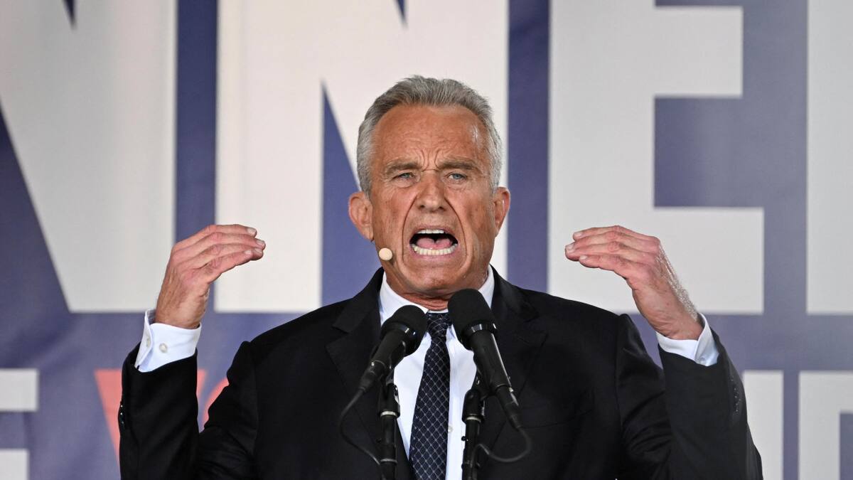 Robert Kennedy Jr. se lanzó como candidato independiente. Foto: Reuters.