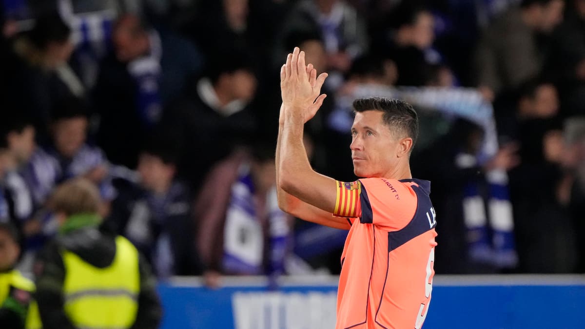 El Barcelona anunció la salida de Robert Lewandowski y ya sueña con Julián Álvarez para reemplazarlo