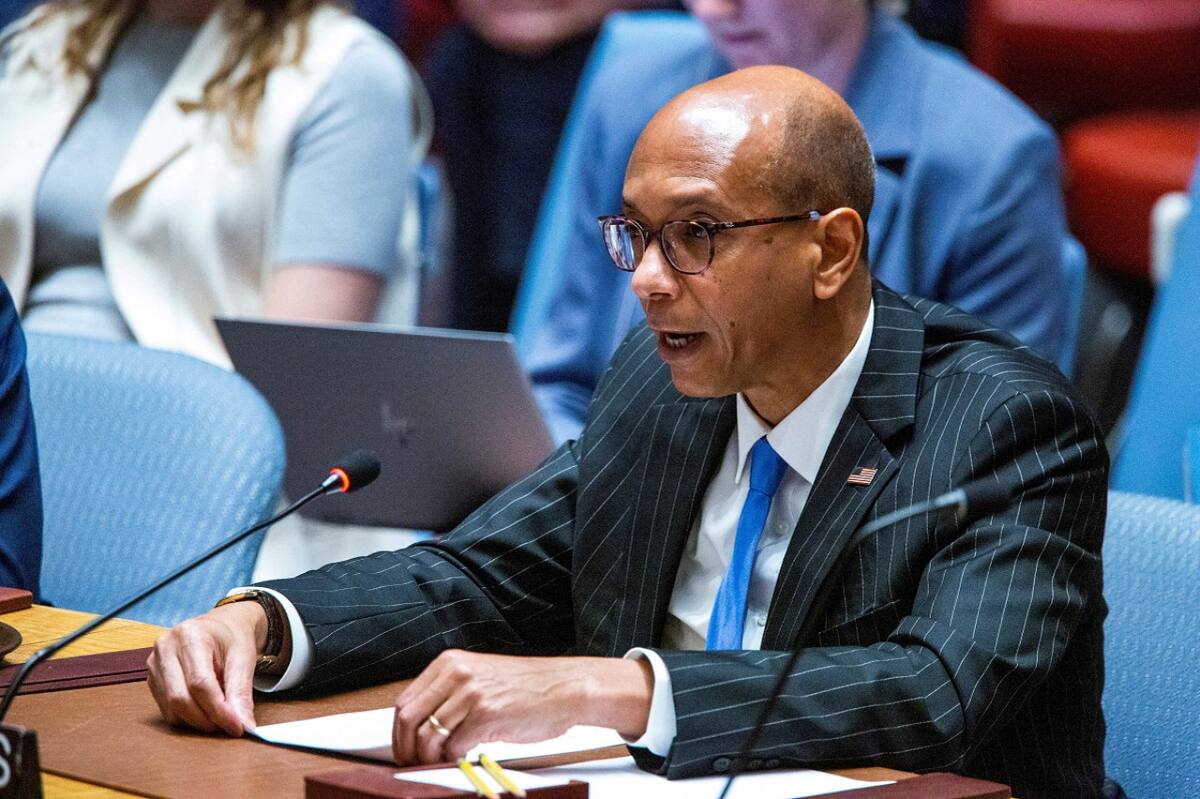 Robert Wood, embajador adjunto de Estados Unidos ante la ONU. Foto: Reuters.