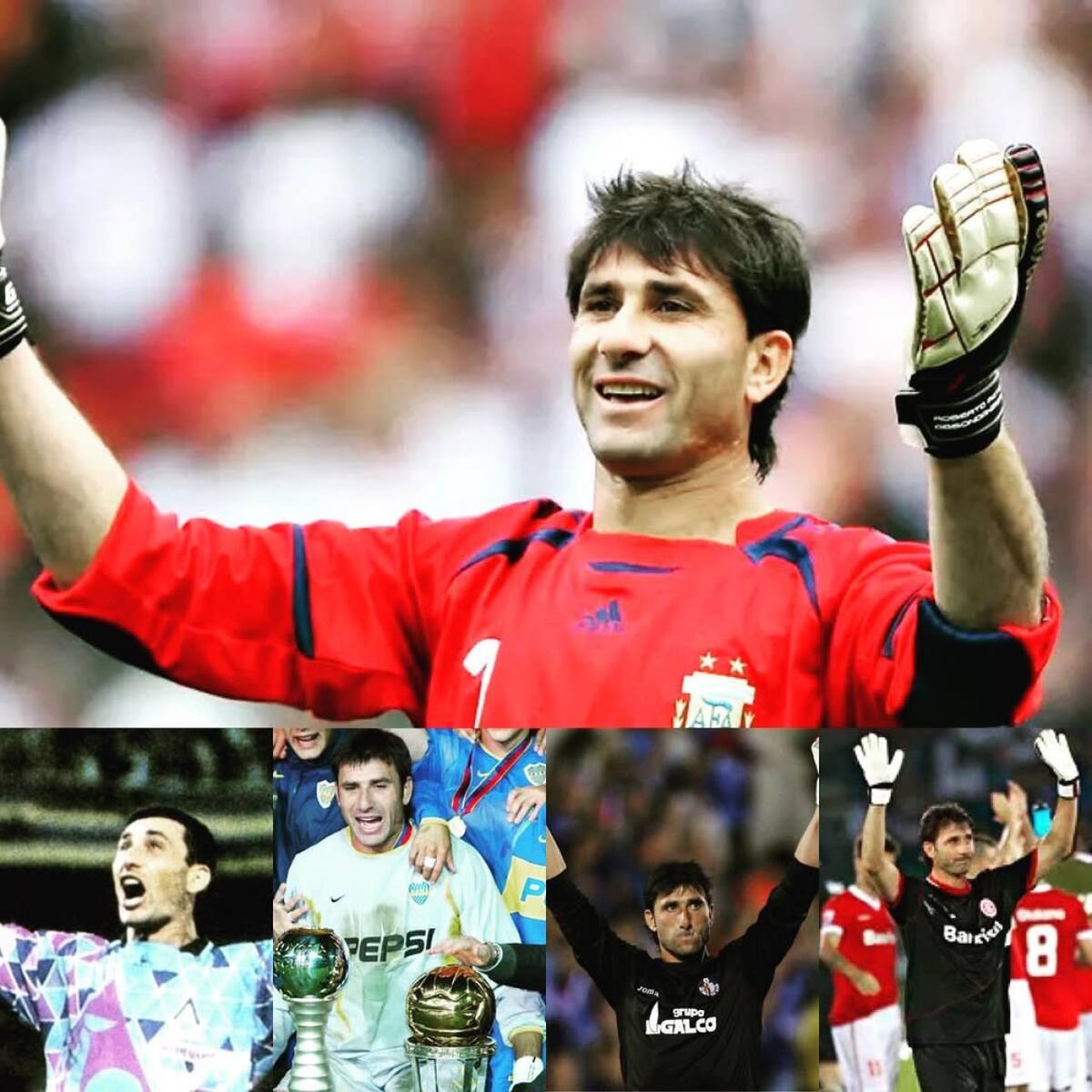 Roberto Abbondanzieri. Foto: Instagram robertopatoabbondanzieri.