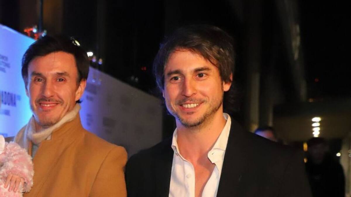 Roberto García Moritán y su hermano Francisco. Foto: NA.