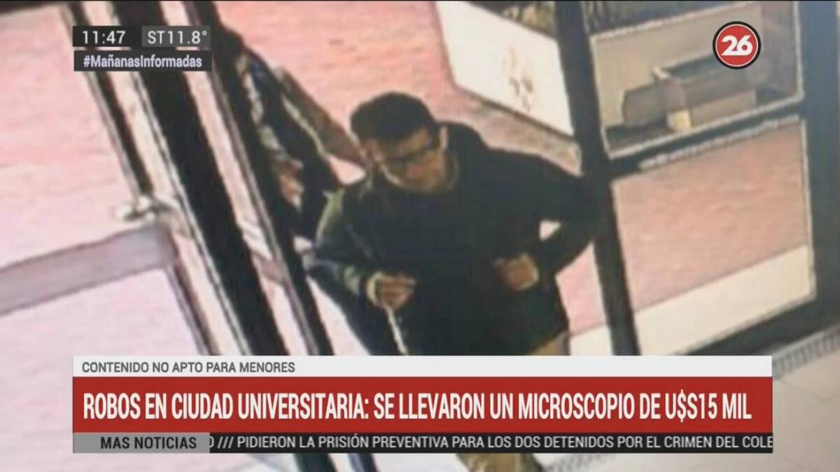 Robo de valioso microscopio en Ciudad Universitaria (Canal 26)