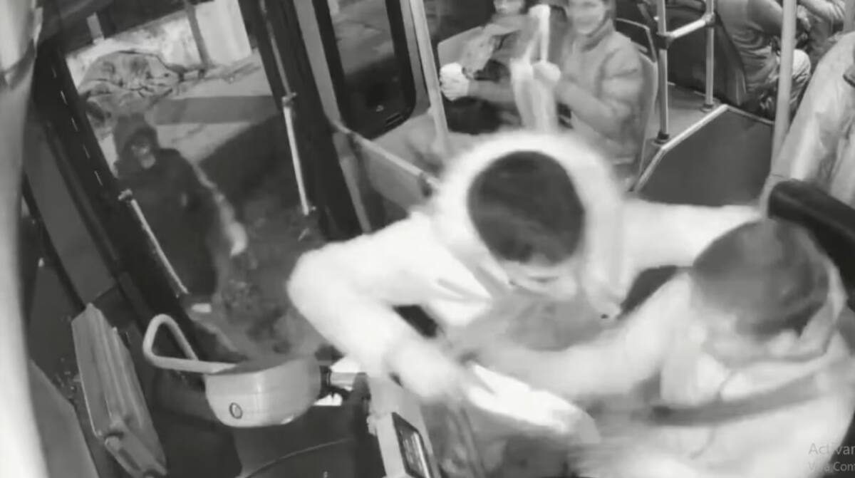 Robo en un colectivo en Lanús. Fuente: X