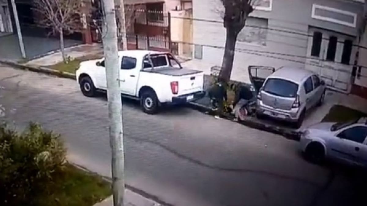 Imágenes impactantes: así fue el violento robo en el que dos adolescentes atacaron a una madre y a su hija