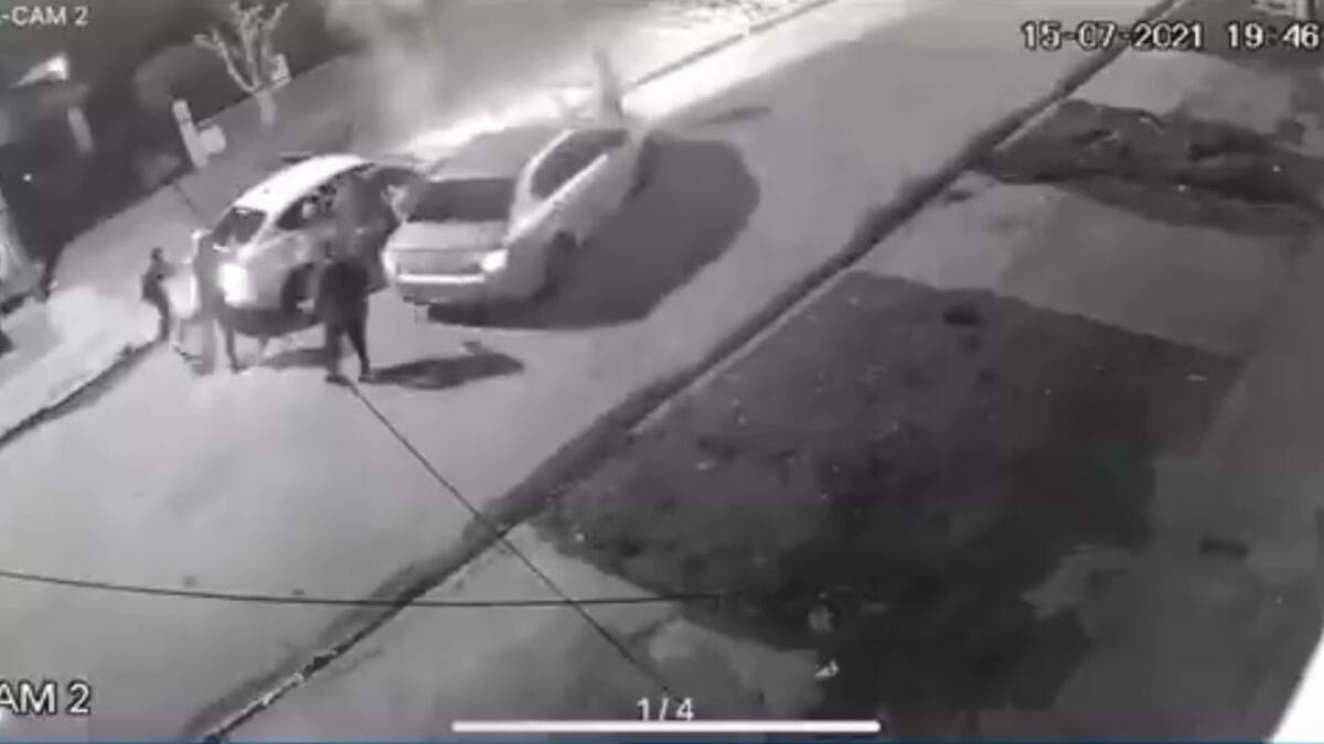 Robo piraña a una familia en Ingeniero Budge