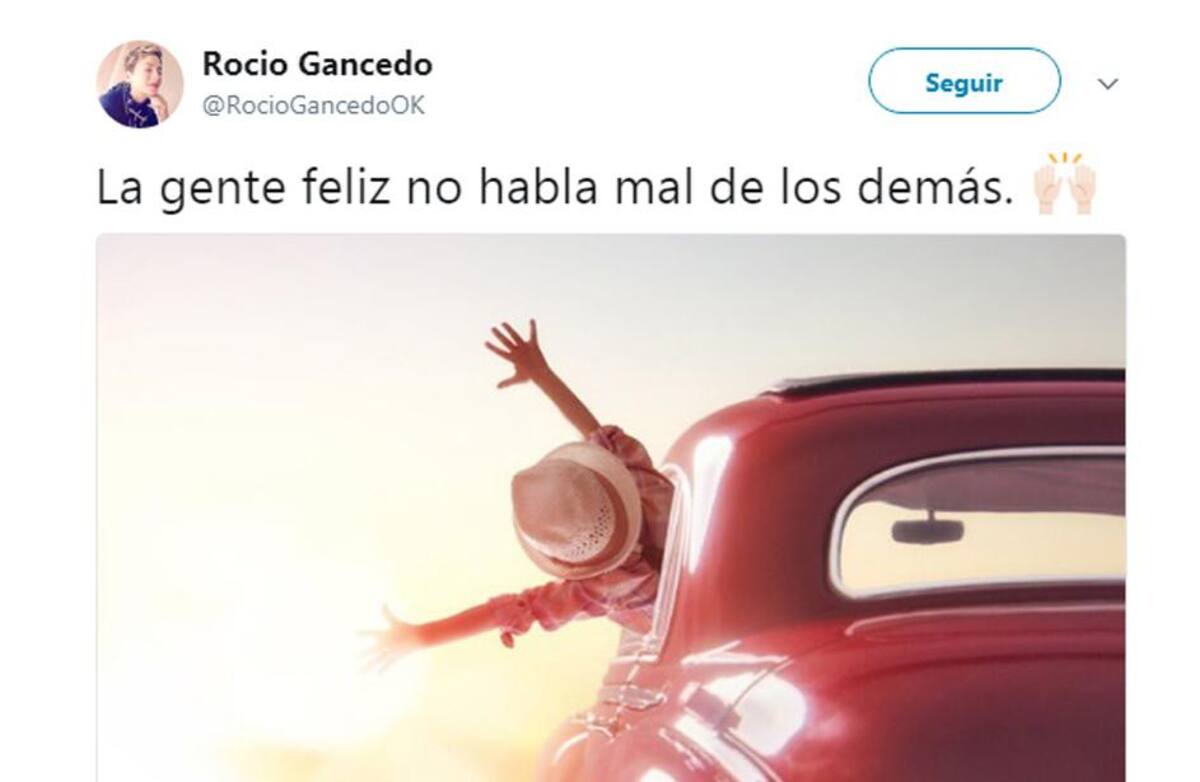 Rocío Gancedo - Twitter