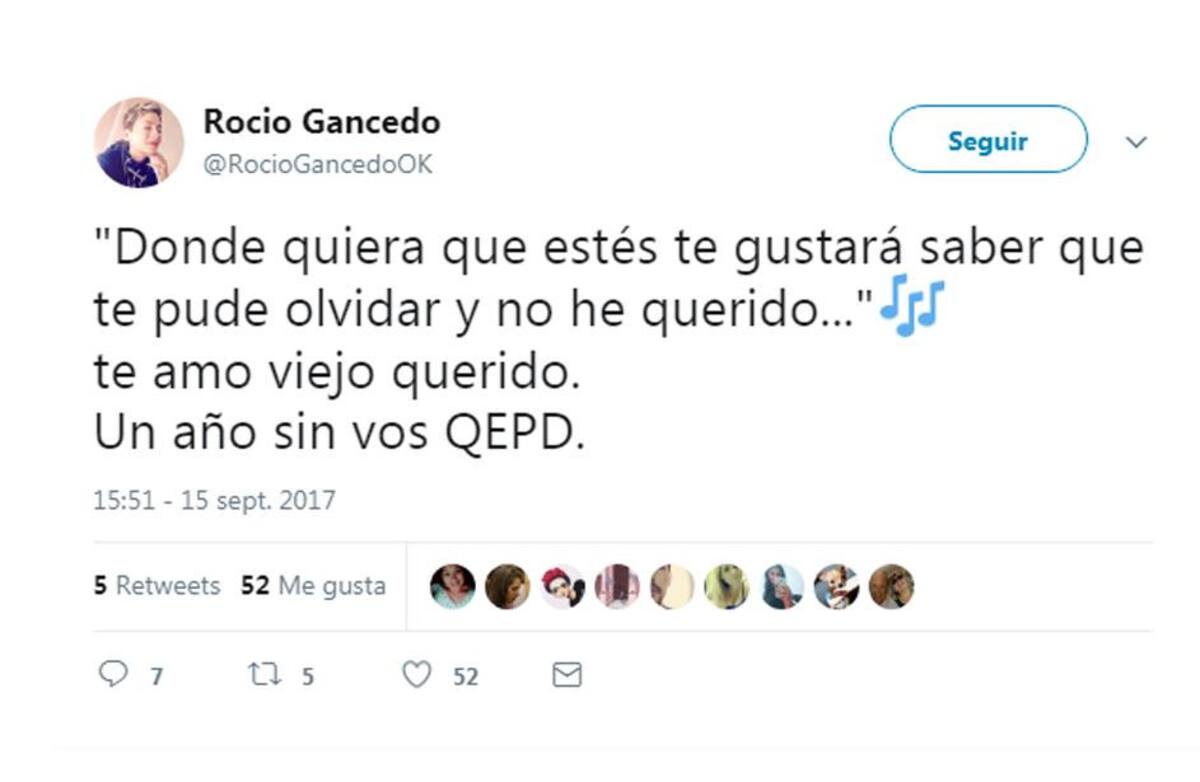 Rocío Gancedo - Twitter