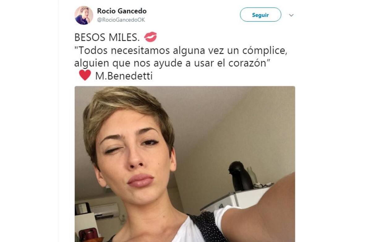 Rocío Gancedo - Twitter