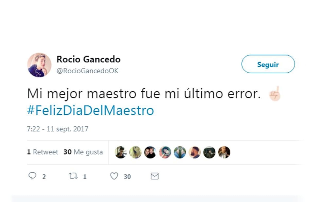 Rocío Gancedo - Twitter