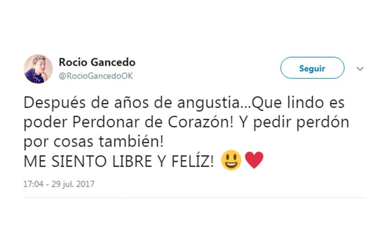 Rocío Gancedo - Twitter