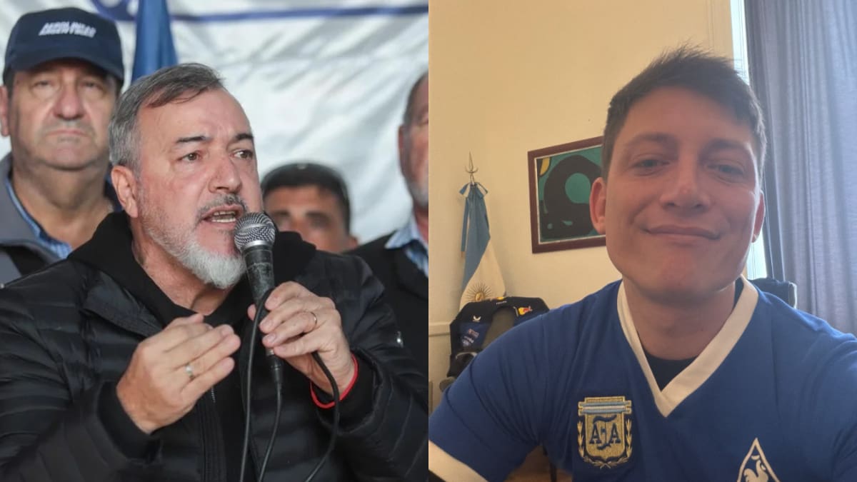 “¿Qué decís, loko?”: el cruce de Santiago Caputo con el titular de ATE por el partido de Argentina e Inglaterra
