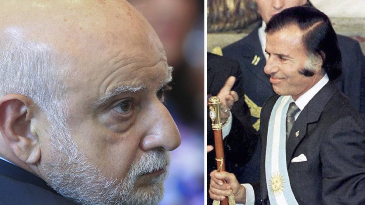 Rodolfo Barra, Carlos Menem, fotos NA